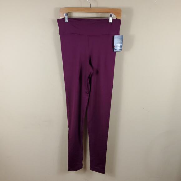 Champion Pants - Champion Tech Fleece Tights in Burgundy Size M